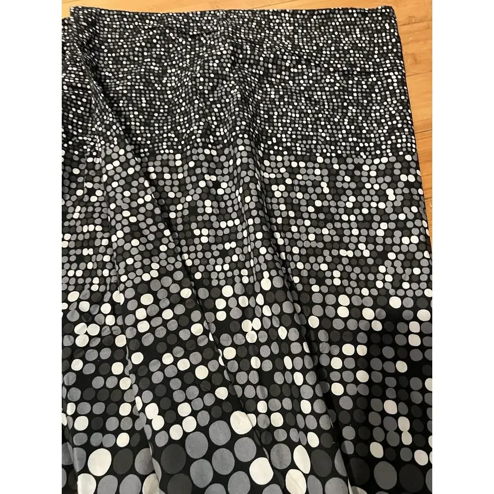 Vintage IKEA SMORBOLL Duvet Cover Full size Black Gray Polka Dots New NWOP